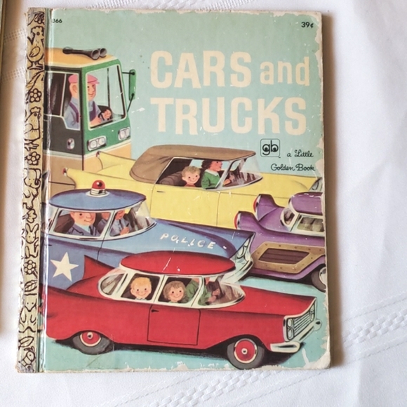 Vintage Little Golden Books Scuffy Jack & The Beanstalk Cars & Trucks The Taxi - Picture 5 of 13